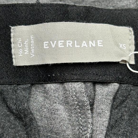 Everlane The Dream Pant Elastic Waist Tapered Leg Knit Pants Gray Women XS NWT - Picture 3 of 11